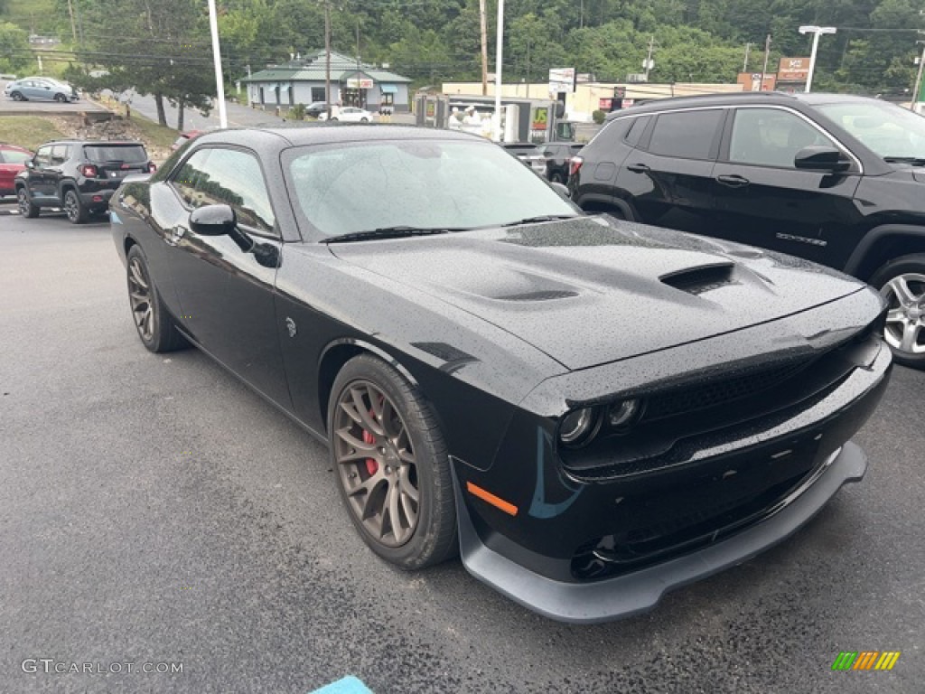 Pitch Black Dodge Challenger