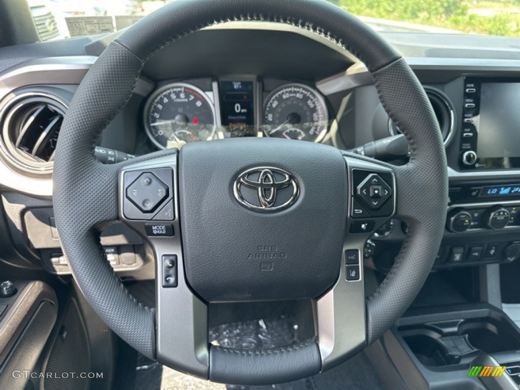 2023 Toyota Tacoma Limited Double Cab 4x4 Black Steering Wheel Photo #146429705