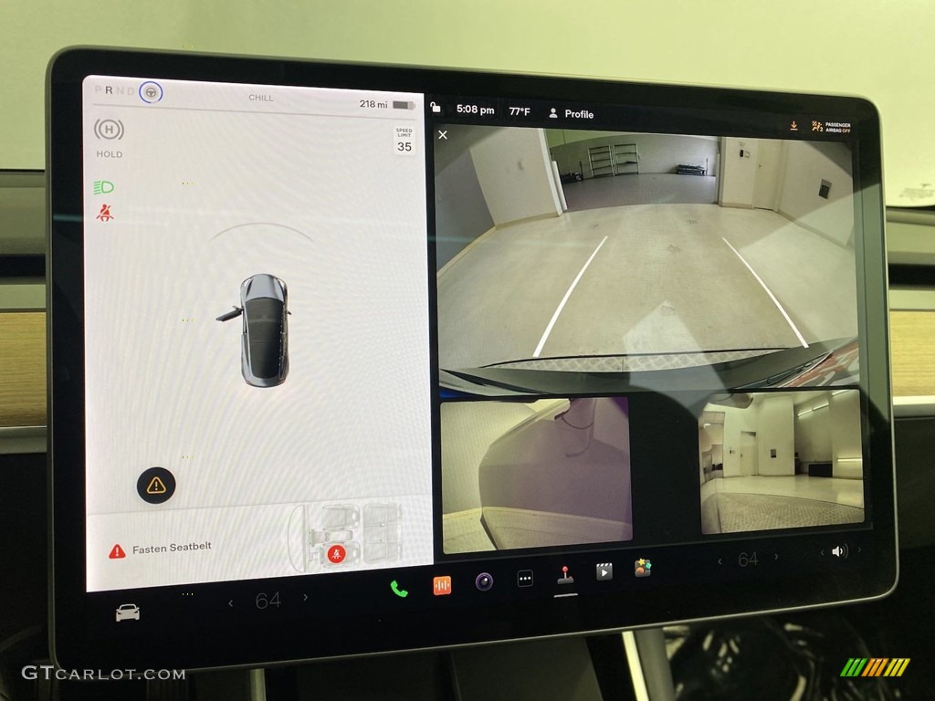 2020 Model 3 Long Range - Midnight Silver Metallic / Black photo #22
