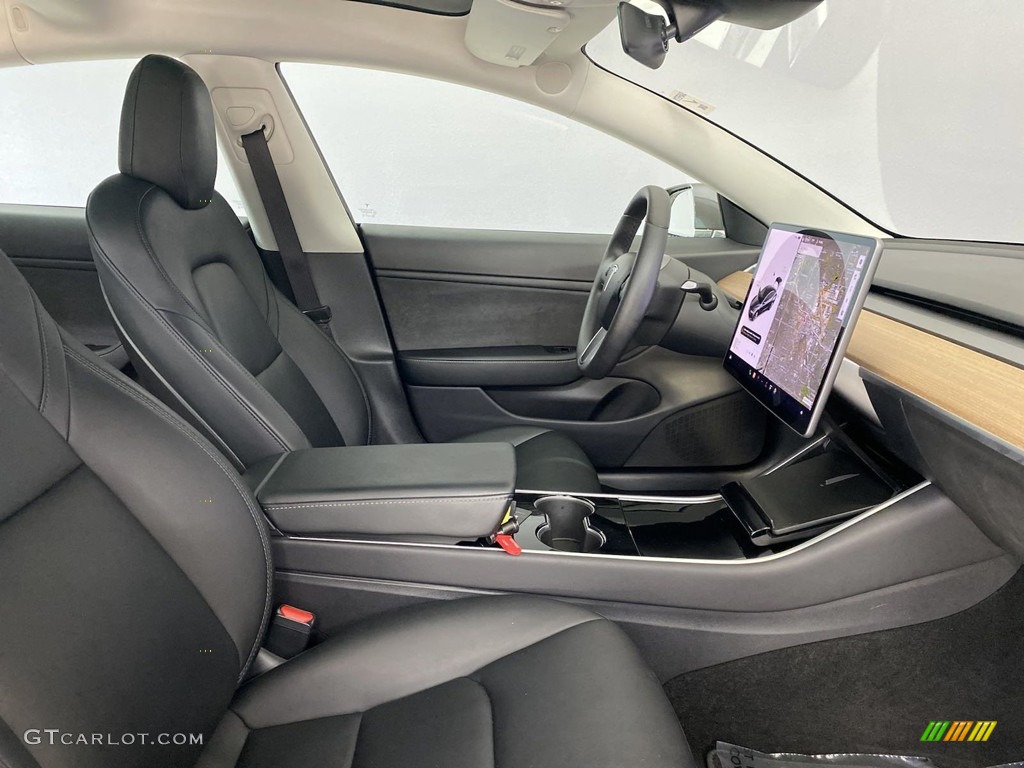 2020 Model 3 Long Range - Midnight Silver Metallic / Black photo #28