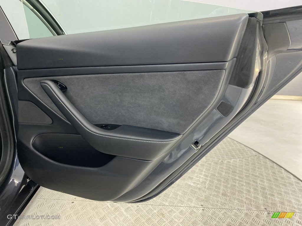 2020 Model 3 Long Range - Midnight Silver Metallic / Black photo #29