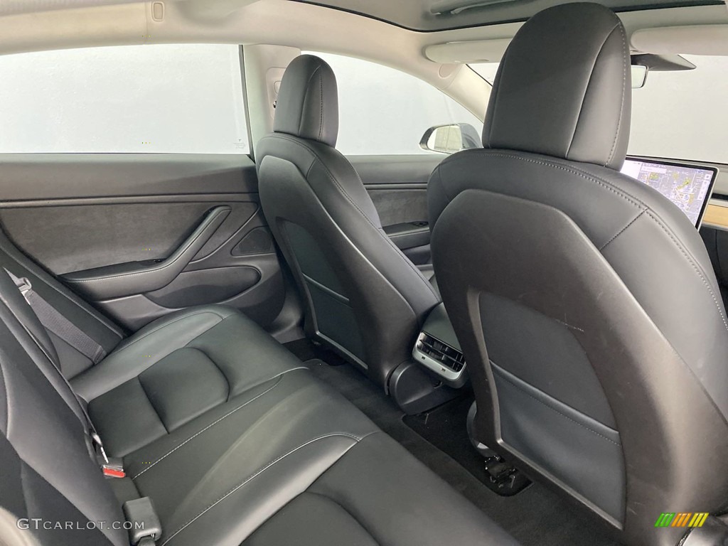2020 Model 3 Long Range - Midnight Silver Metallic / Black photo #30