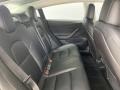 2020 Tesla Model 3 Black Interior Rear Seat Photo