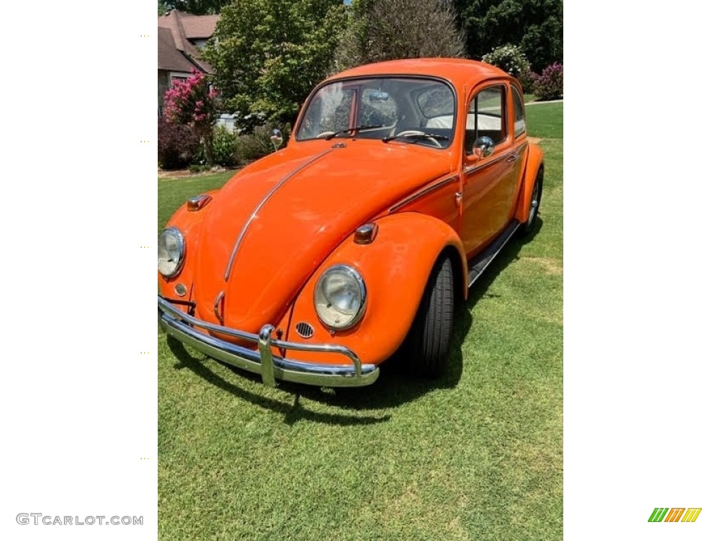 Orange 1966 Volkswagen Beetle Coupe Exterior Photo #146429978