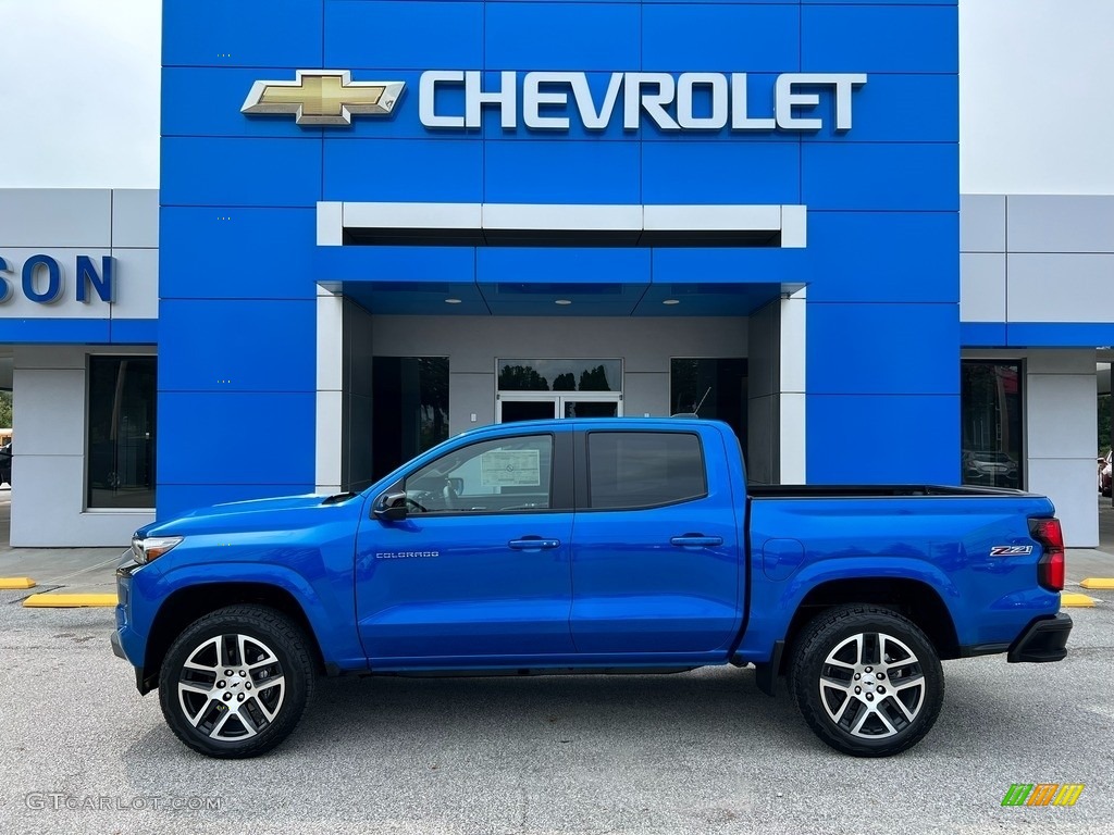 Glacier Blue Metallic 2023 Chevrolet Colorado Z71 Crew Cab 4x4 Exterior Photo #146429979