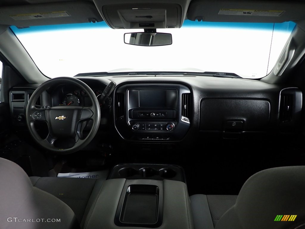 2016 Silverado 1500 WT Double Cab 4x4 - Black / Dark Ash/Jet Black photo #14