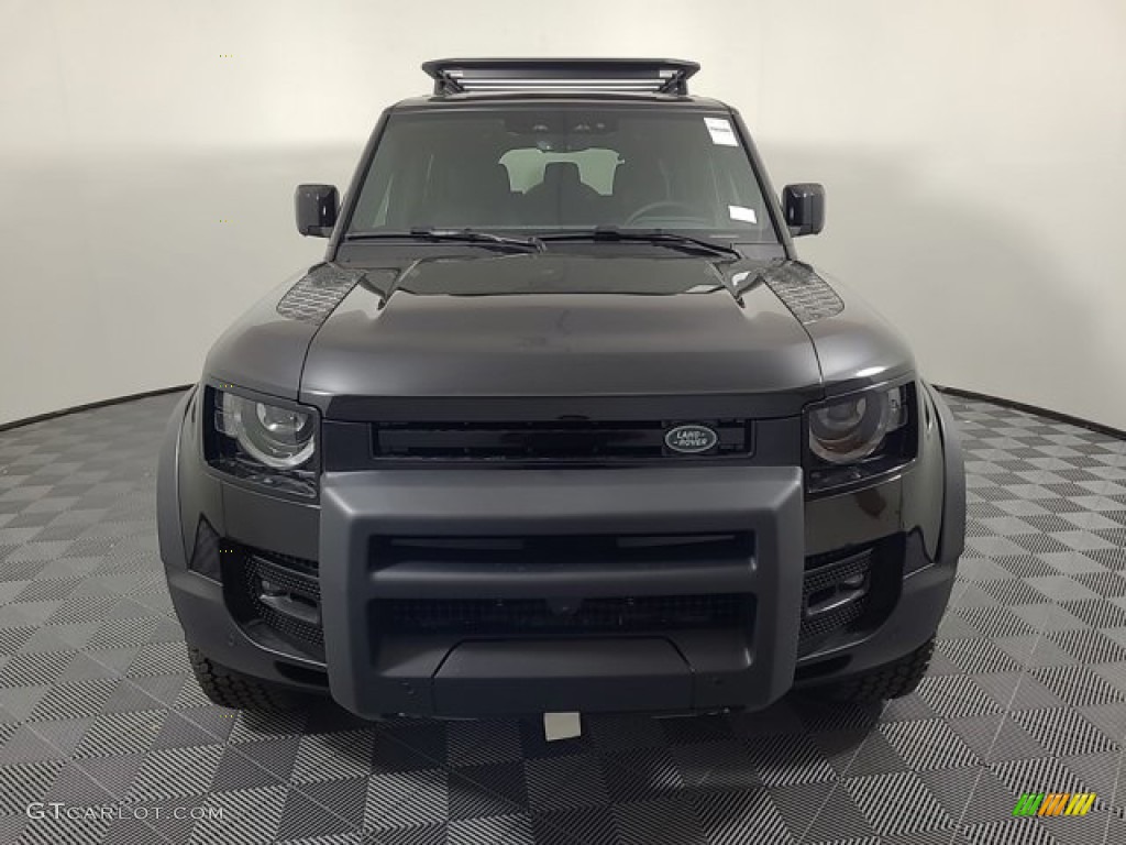 Santorini Black Metallic 2023 Land Rover Defender 130 SE Exterior Photo #146430699