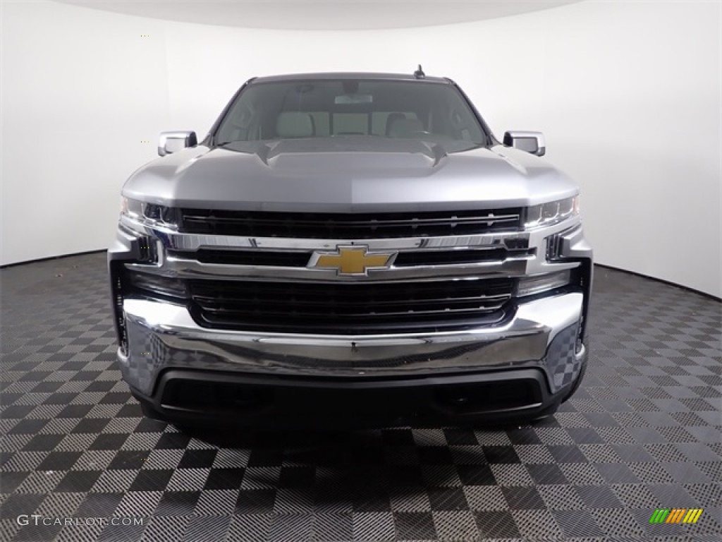 2020 Silverado 1500 LT Crew Cab 4x4 - Satin Steel Metallic / Gideon/­Very Dark Atmosphere photo #3