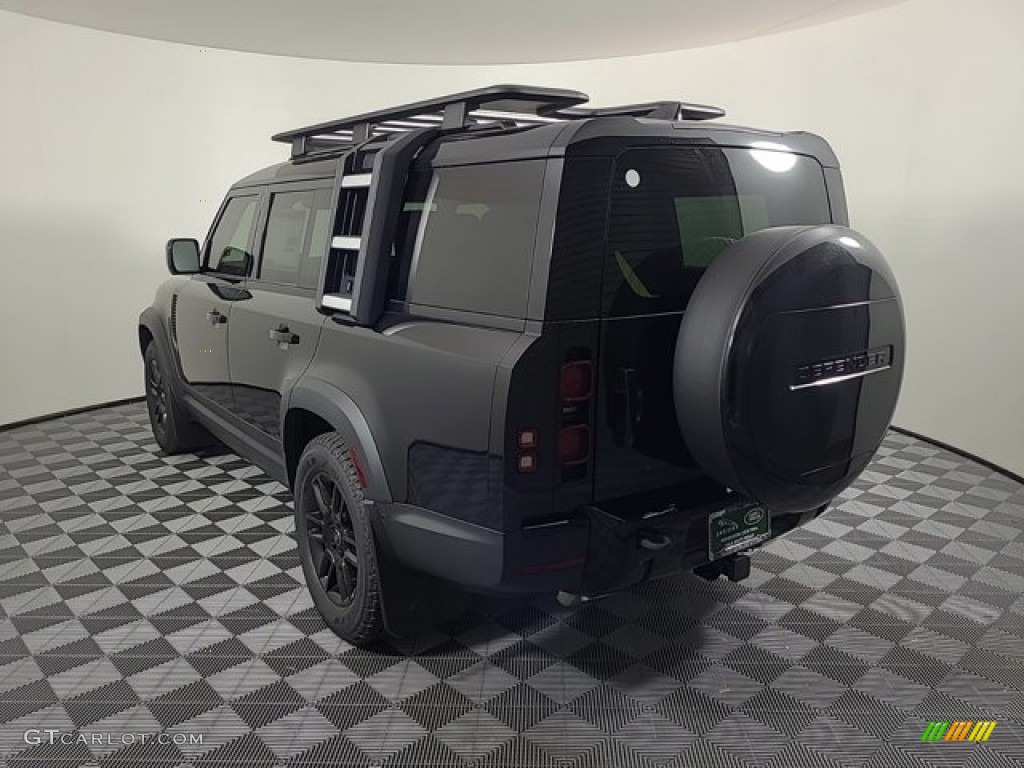 Santorini Black Metallic 2023 Land Rover Defender 130 SE Exterior Photo #146430738