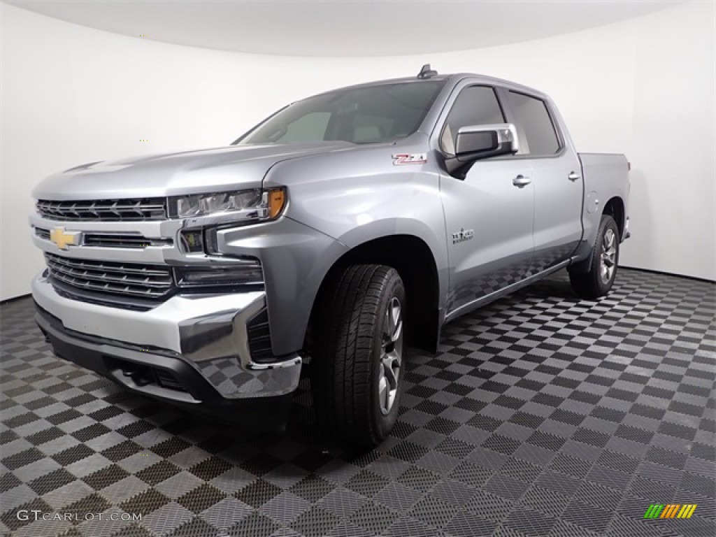 2020 Silverado 1500 LT Crew Cab 4x4 - Satin Steel Metallic / Gideon/­Very Dark Atmosphere photo #6