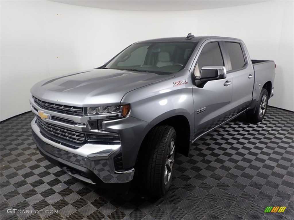 2020 Silverado 1500 LT Crew Cab 4x4 - Satin Steel Metallic / Gideon/­Very Dark Atmosphere photo #7