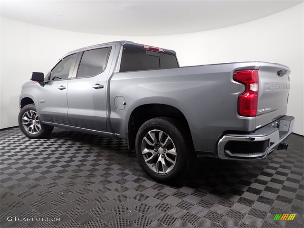 2020 Silverado 1500 LT Crew Cab 4x4 - Satin Steel Metallic / Gideon/­Very Dark Atmosphere photo #8