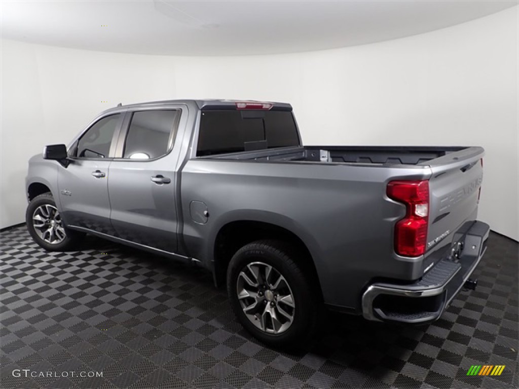 2020 Silverado 1500 LT Crew Cab 4x4 - Satin Steel Metallic / Gideon/­Very Dark Atmosphere photo #9