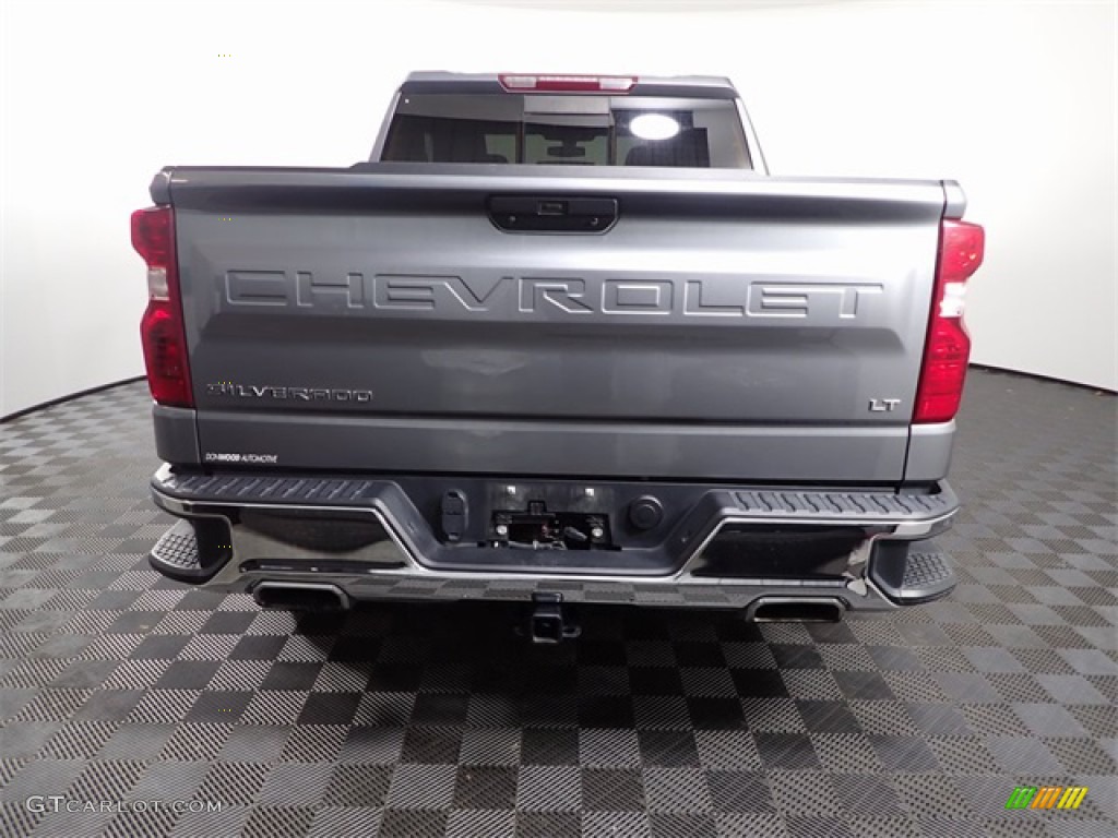 2020 Silverado 1500 LT Crew Cab 4x4 - Satin Steel Metallic / Gideon/­Very Dark Atmosphere photo #10