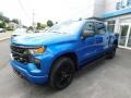 Glacier Blue Metallic - Silverado 1500 Custom Crew Cab 4x4 Photo No. 2