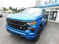 Glacier Blue Metallic - Silverado 1500 Custom Crew Cab 4x4 Photo No. 3