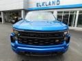 Glacier Blue Metallic - Silverado 1500 Custom Crew Cab 4x4 Photo No. 4