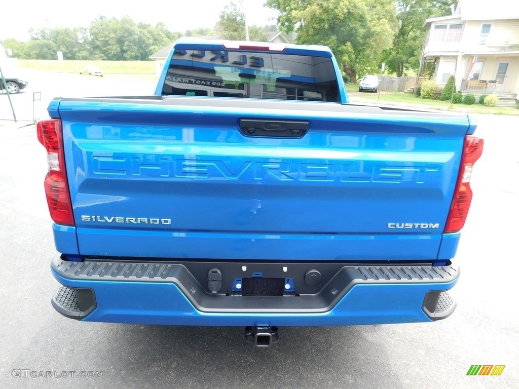 2024 Glacier Blue Metallic Chevrolet Silverado 1500 Custom Crew Cab 4x4