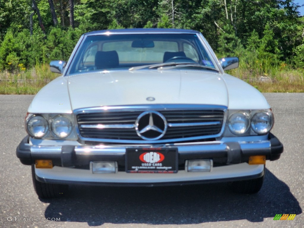 1988 SL Class 560 SL Roadster - Arctic White / Navy photo #3