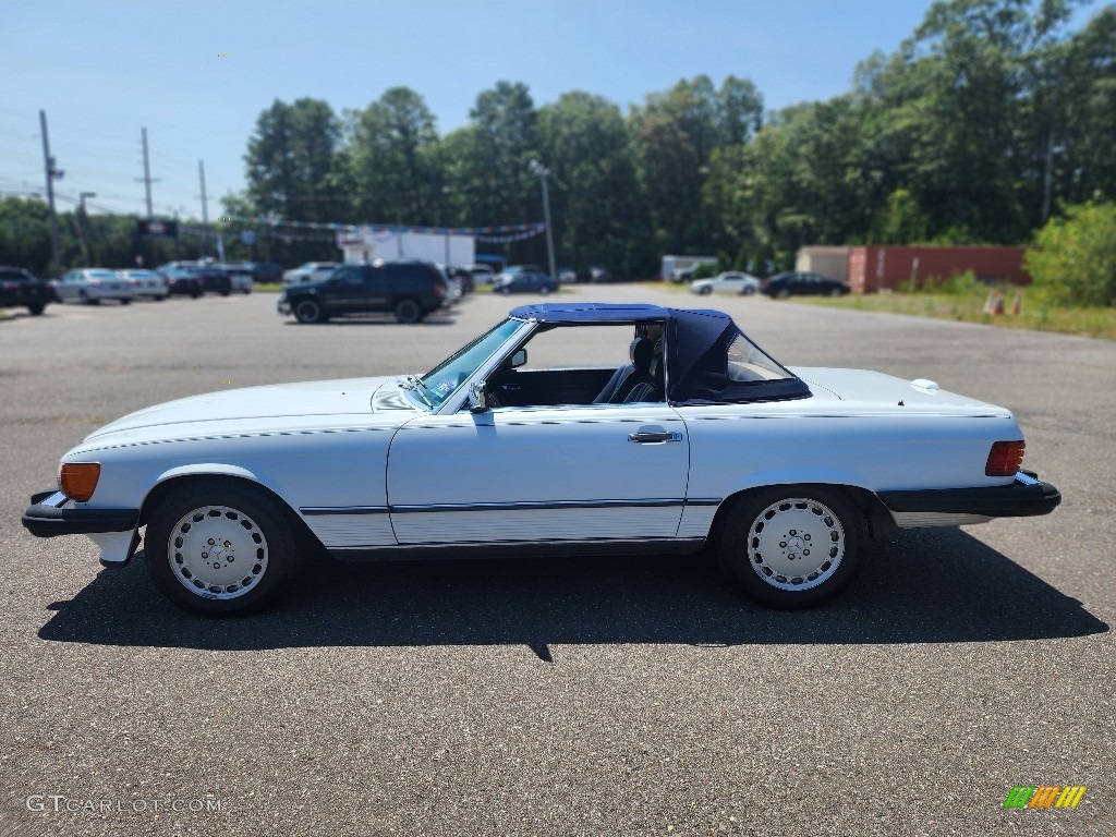 1988 SL Class 560 SL Roadster - Arctic White / Navy photo #7