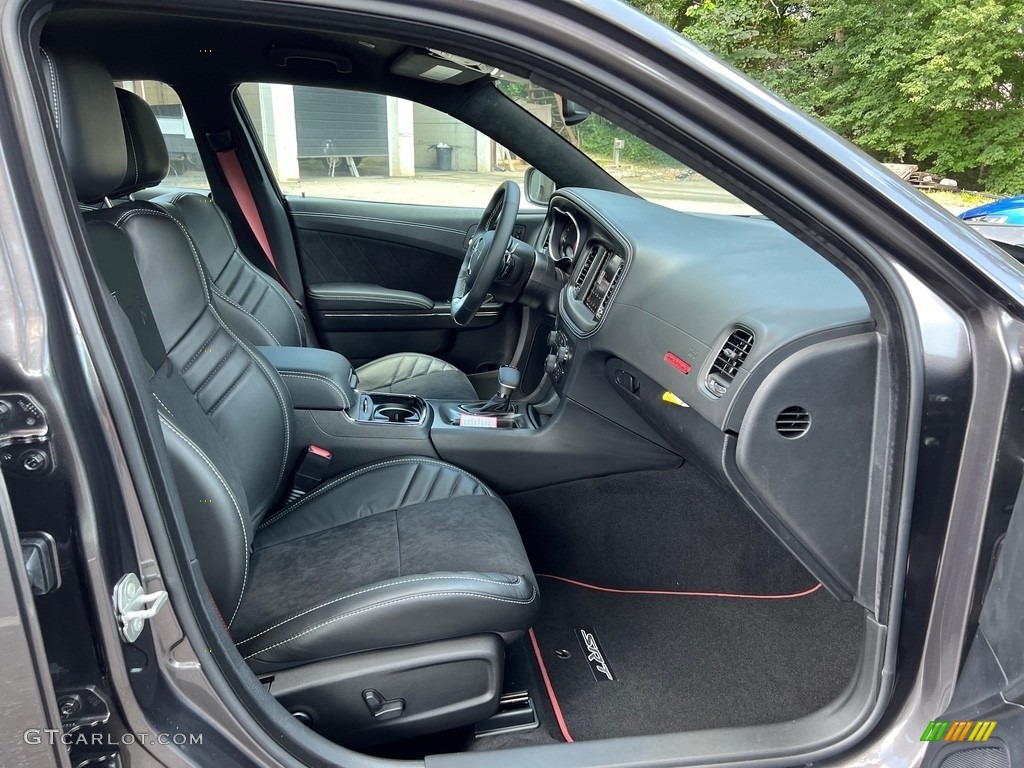 Black Interior 2023 Dodge Charger SRT Hellcat Widebody Jailbreak Photo #146432333
