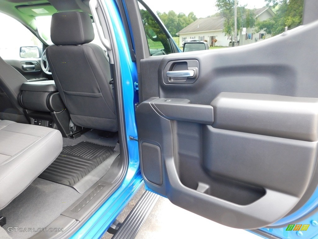 2024 Chevrolet Silverado 1500 Custom Crew Cab 4x4 Jet Black Door Panel Photo #146432390
