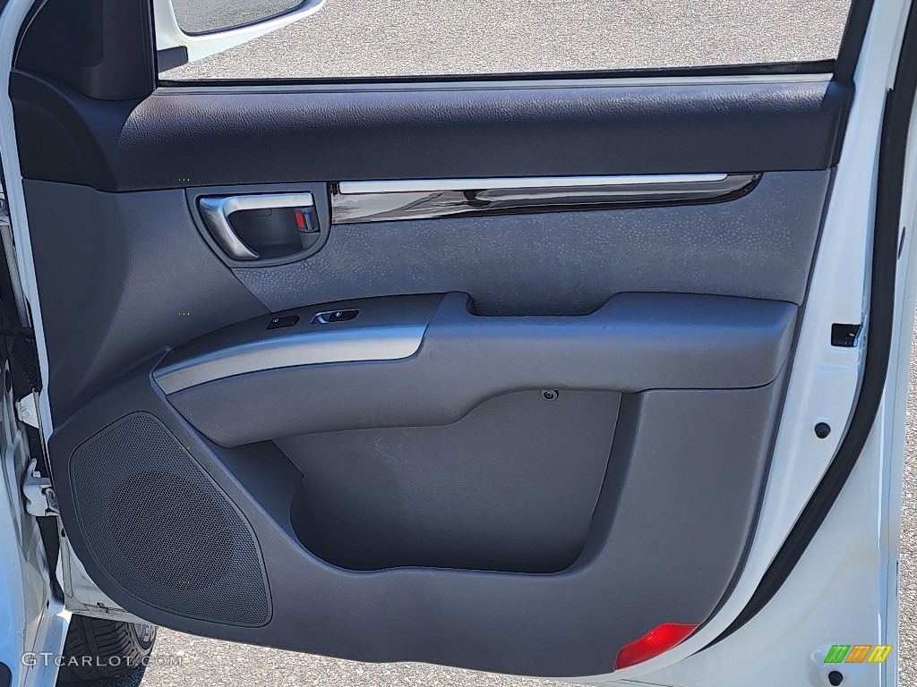 2012 Santa Fe SE V6 - Glacier White / Gray photo #10