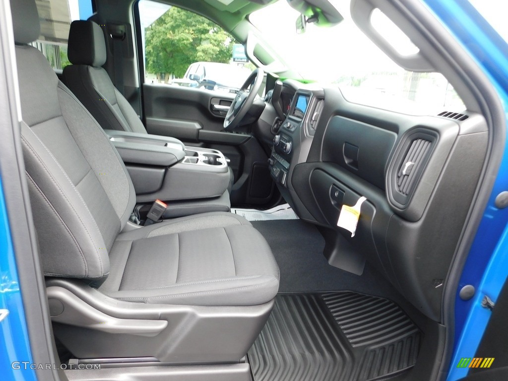 Jet Black Interior 2024 Chevrolet Silverado 1500 Custom Crew Cab 4x4 Photo #146432438