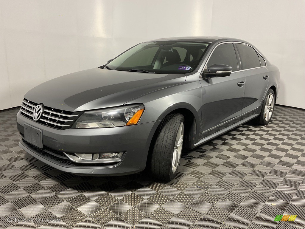 2013 Passat TDI SEL - Platinum Gray Metallic / Titan Black photo #9