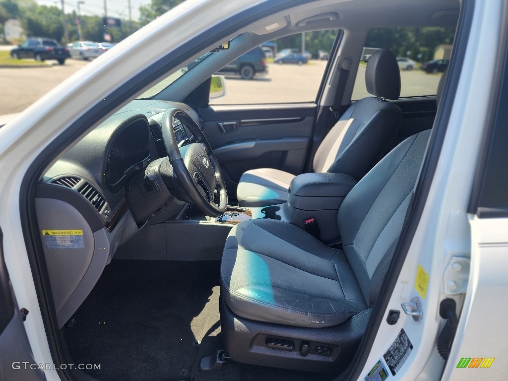 2012 Santa Fe SE V6 - Glacier White / Gray photo #24