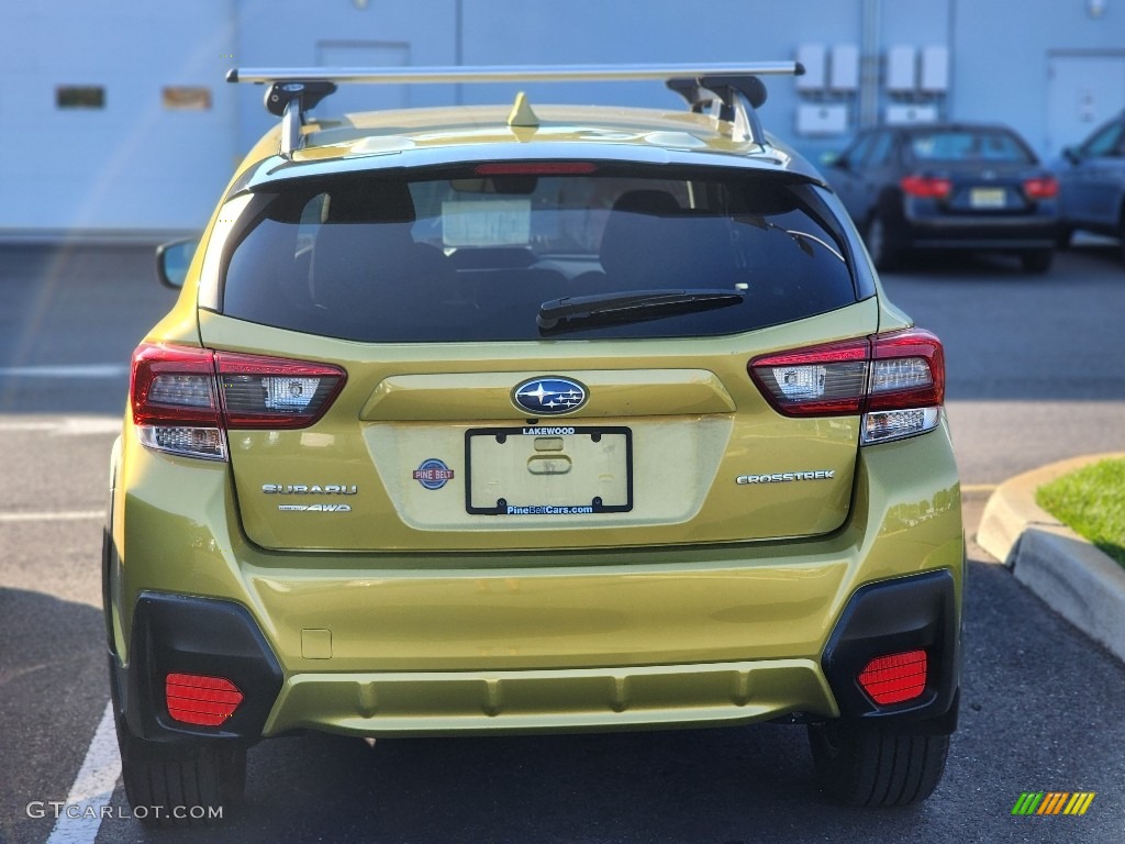 2021 Crosstrek Premium - Plasma Yellow Pearl / Black photo #4