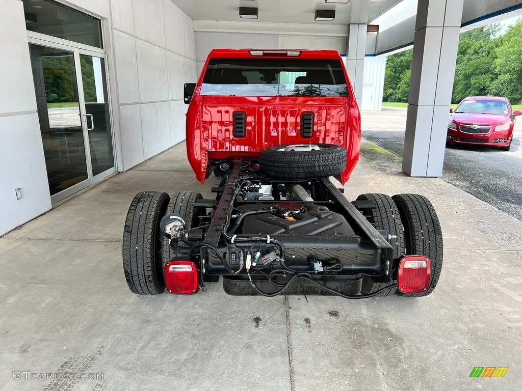 2024 Silverado 3500HD LT Crew Cab 4x4 Chassis - Red Hot / Jet Black photo #7