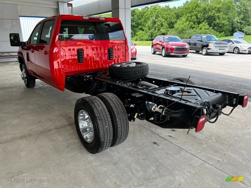 2024 Silverado 3500HD LT Crew Cab 4x4 Chassis - Red Hot / Jet Black photo #8