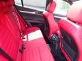 2024 Alfa Romeo Stelvio Red/Black Interior Rear Seat Photo