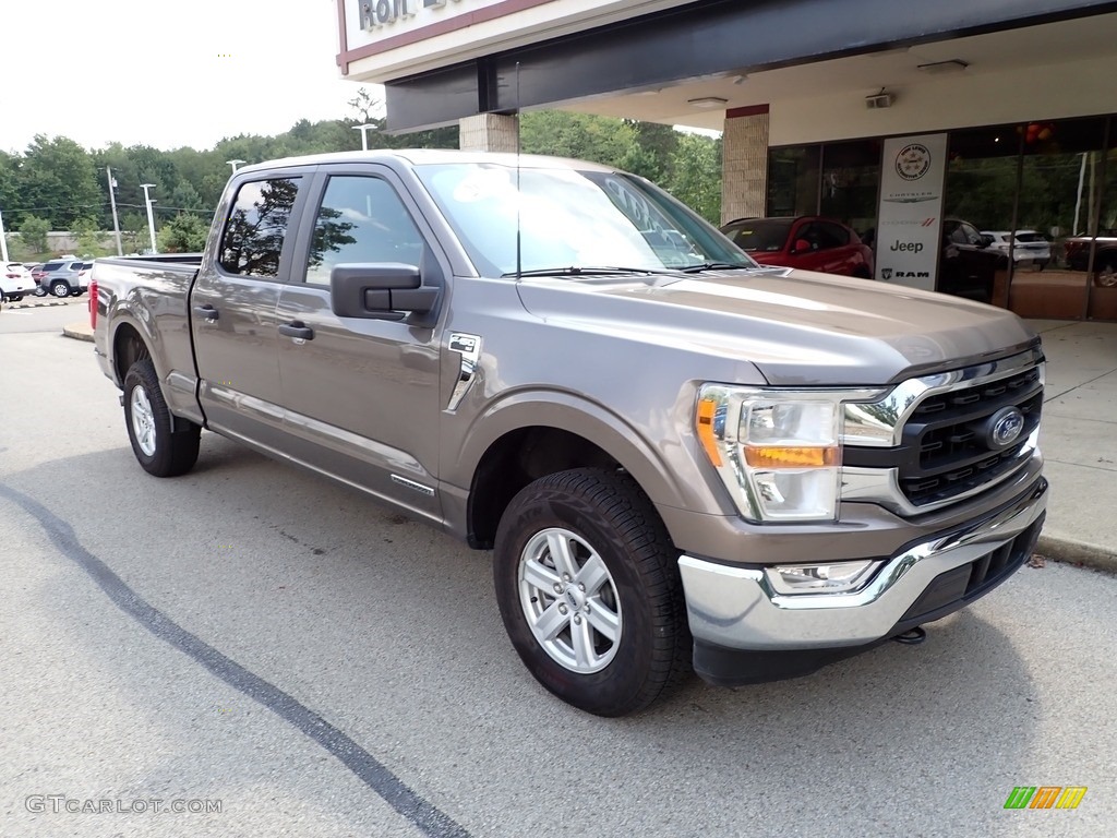 Stone Gray Metallic 2022 Ford F150 XLT SuperCrew 4x4 Exterior Photo #146434312