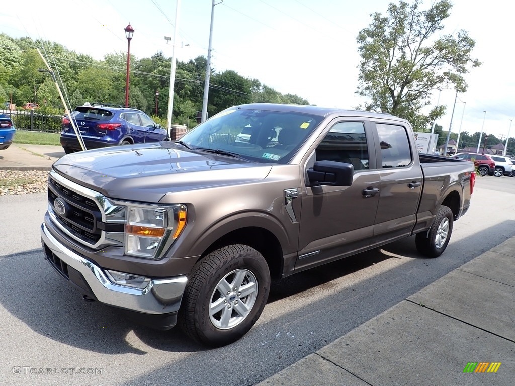 Stone Gray Metallic 2022 Ford F150 XLT SuperCrew 4x4 Exterior Photo #146434360