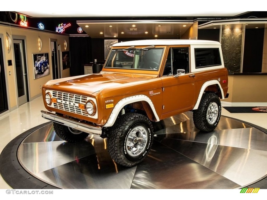 Burnt Orange 1975 Ford Bronco 4x4 Exterior Photo #146434522