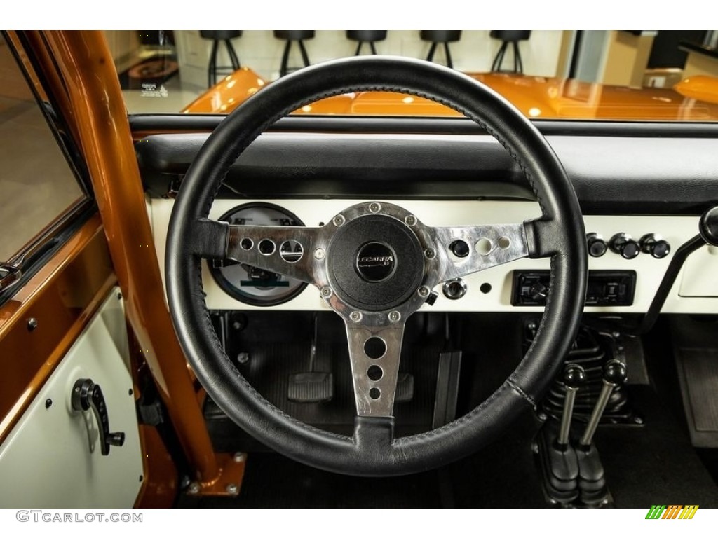 1975 Ford Bronco 4x4 Black Steering Wheel Photo #146434844