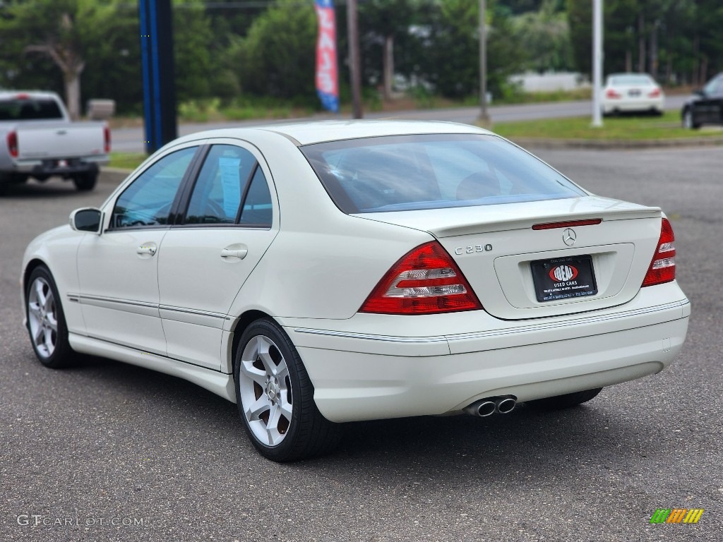2007 C 230 Sport - Arctic White / Black photo #5