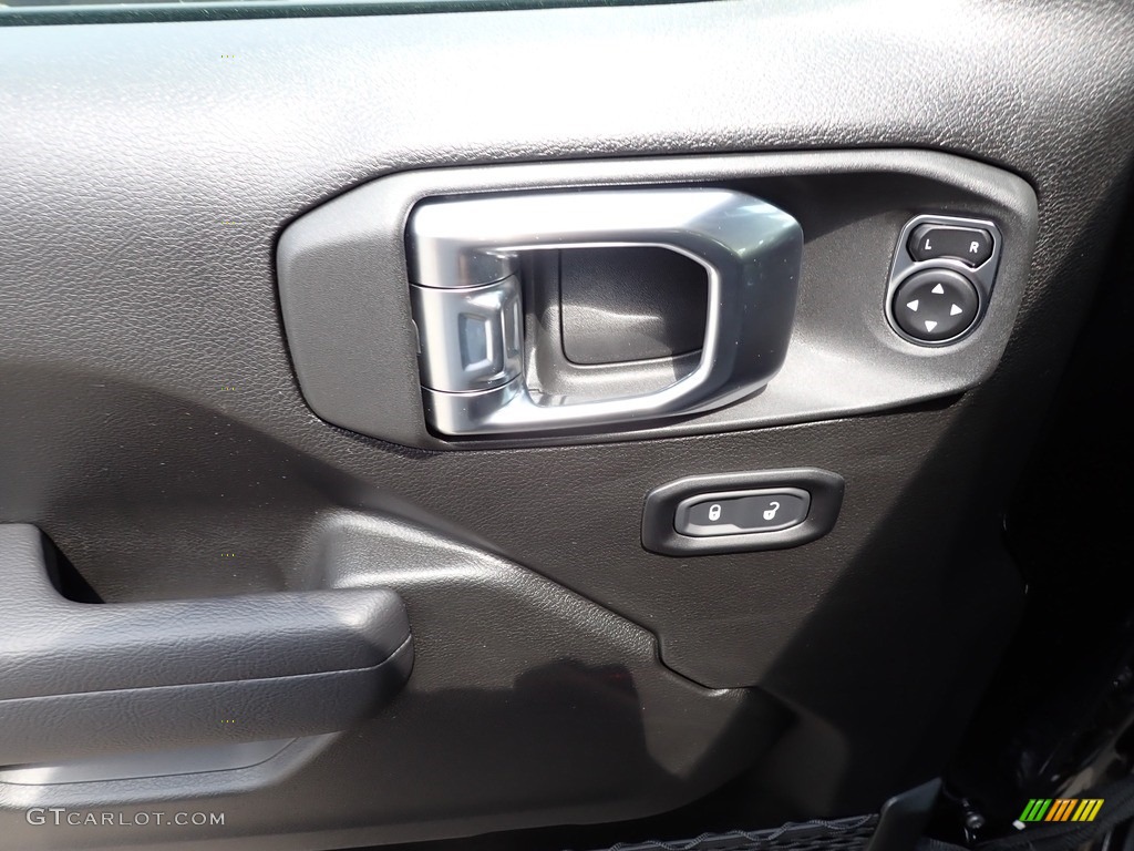 2024 Jeep Wrangler 4-Door Sport S 4xe Hybrid Black Door Panel Photo #146435083