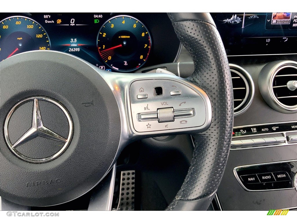 2020 C 300 Sedan - Black / Black photo #22