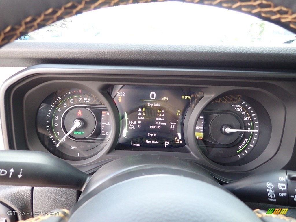 2024 Jeep Wrangler 4-Door Sport S 4xe Hybrid Gauges Photo #146435123
