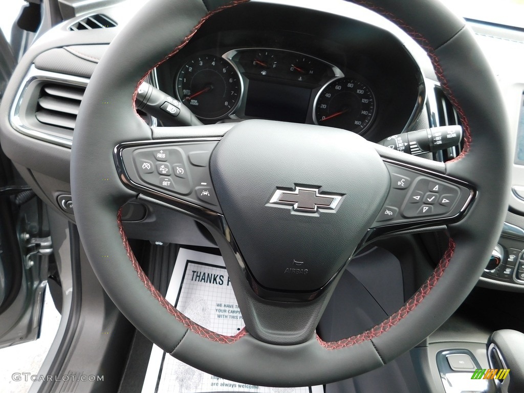 2024 Chevrolet Equinox RS AWD Jet Black Steering Wheel Photo #146435157