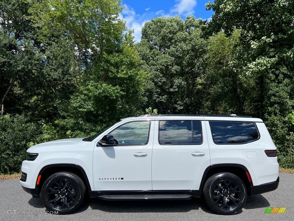 Bright White 2023 Jeep Wagoneer Carbide 4x4 Exterior Photo #146435326