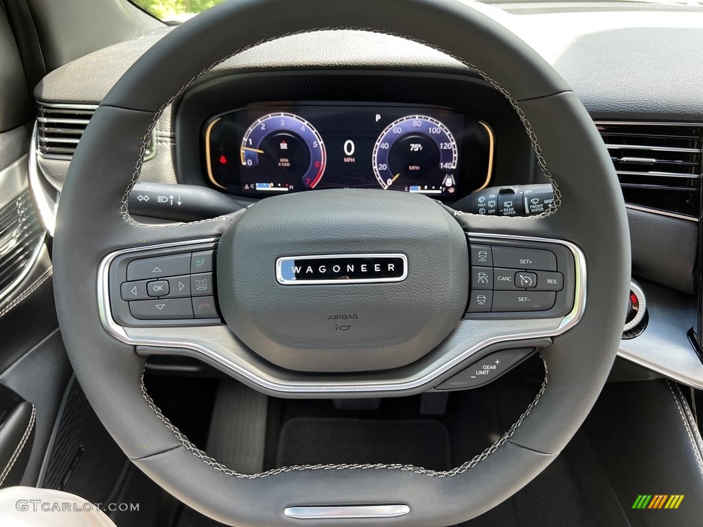 2023 Jeep Wagoneer Carbide 4x4 Steering Wheel Photos