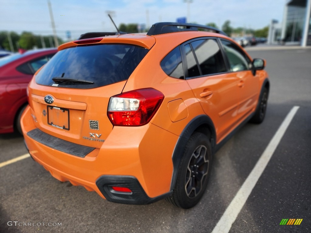 2014 XV Crosstrek 2.0i Limited - Tangerine Orange Pearl / Black photo #4