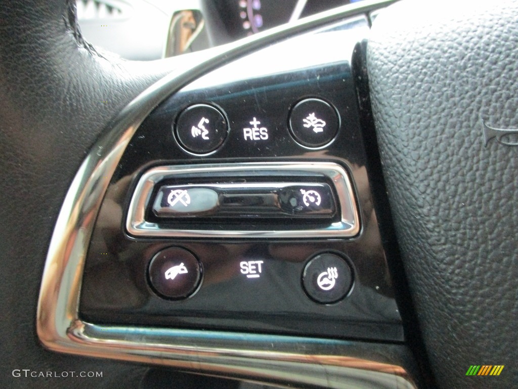 2018 Cadillac ATS Premium Luxury AWD Jet Black Steering Wheel Photo #146436207