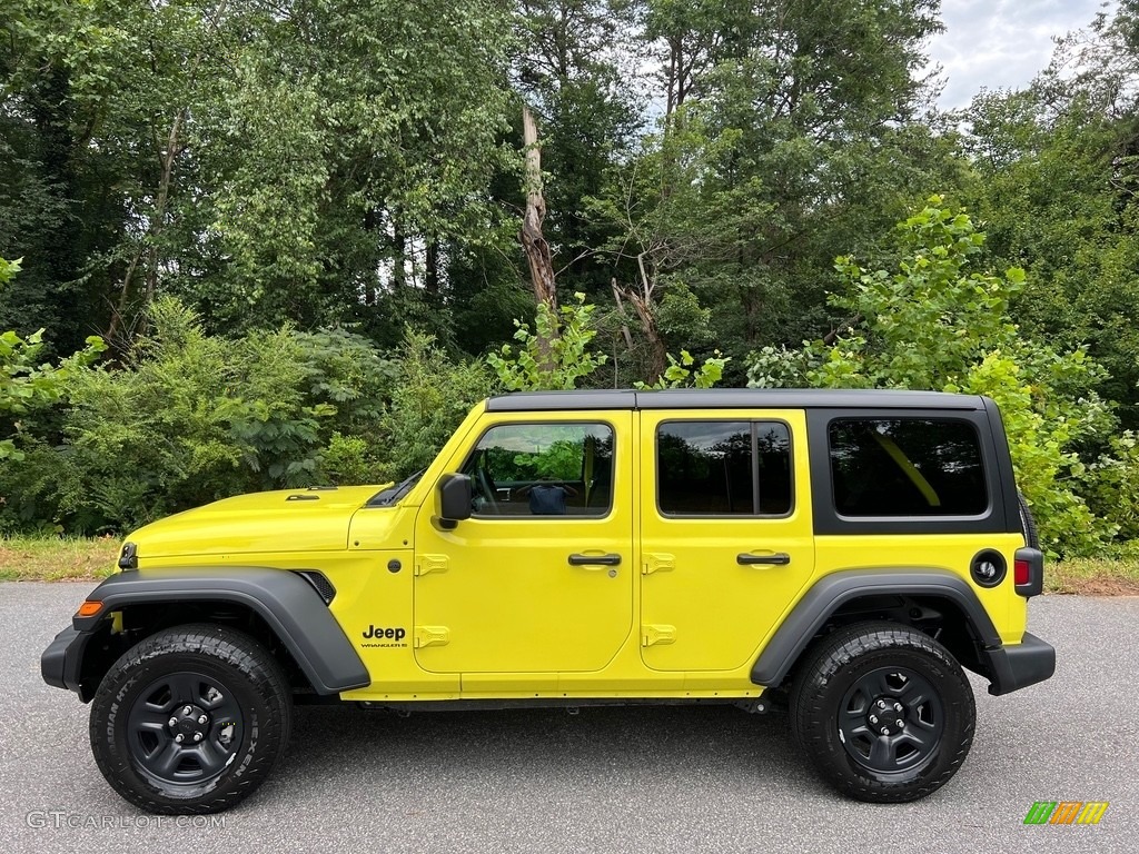High Velocity 2024 Jeep Wrangler 4-Door Sport 4x4 Exterior Photo #146436322