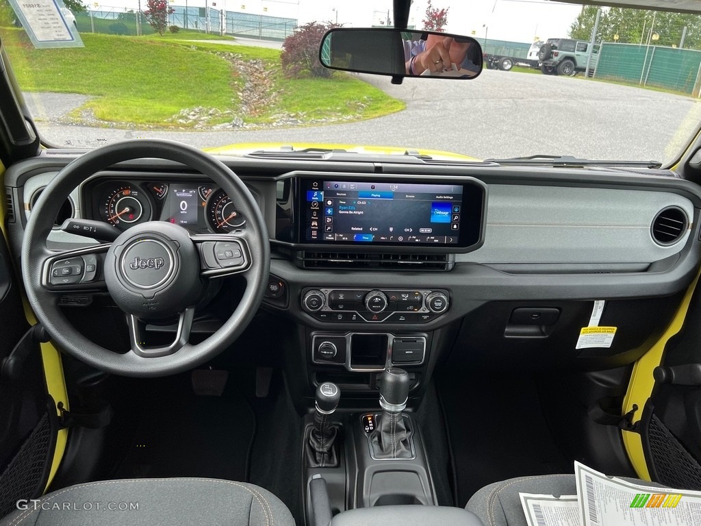 2024 Jeep Wrangler 4-Door Sport 4x4 Black Dashboard Photo #146436463