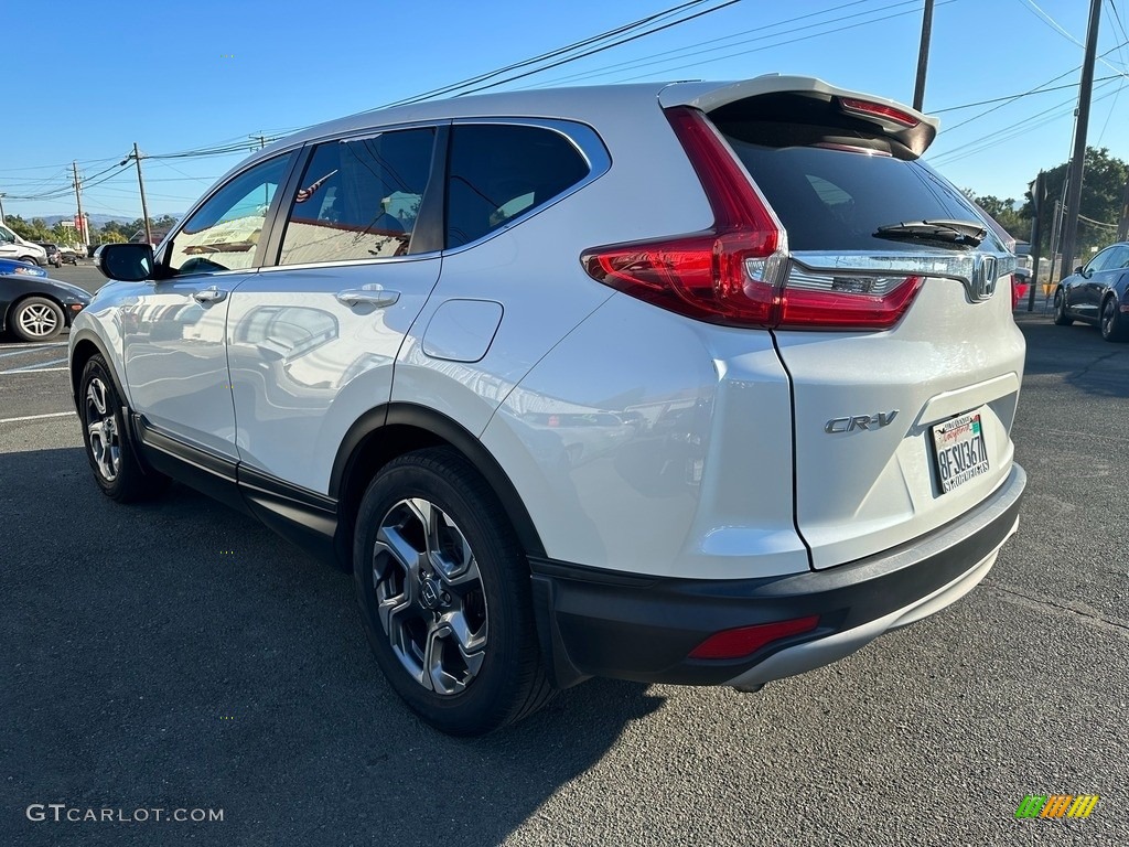 2018 CR-V EX - White Diamond Pearl / Black photo #4